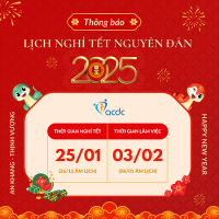 ACDC thông báo lịch nghỉ Tết nguyên đán 2025